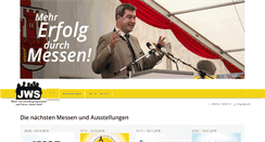 Desktop Screenshot of jws.de